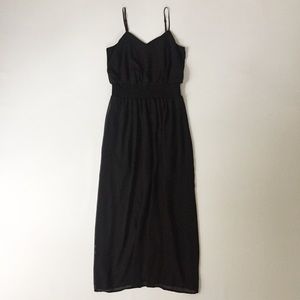 Xhilaration Strappy Black Maxi Dress